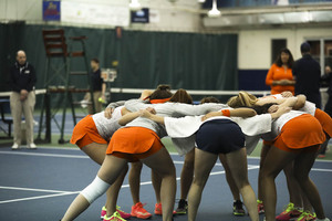Like every other Division I tennis program, Syracuse is beholden to the mathematical formula. It determines ranks across all modes of play: singles, doubles and team. 