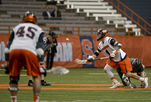 Chris Daddio won 10-of-22 faceoffs Wednesday, mainly playing well in the third quarter. 