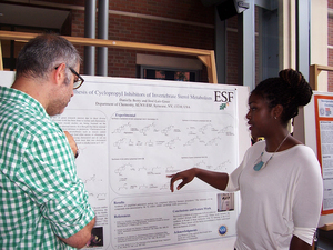 Danielle Berry, a senior environmental chemistry major at SUNY-ESF, recently finished in second place following the presentation of her research at the National Science, Technology, Engineering and Mathematics Conference.