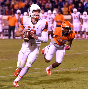 Eric Dungey took two hits to the head in SU's loss to UVA. He also was out with an upper-body injury following SU's win against Central Michigan. 