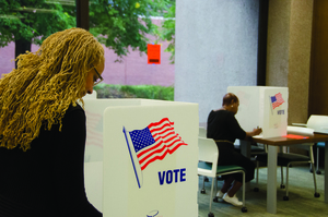 A typical turnout for general election polling at Bird Library is about 35 voters, but 38 of the 1,200 voters who are registered to vote at Bird Library showed up to the polls on Tuesday.