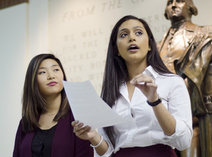 SA President Aysha Seedat and Vice President Jane Hong have taken steps to improve the Carrier Dome's accessibility. 