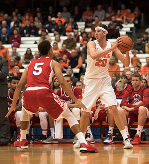 Tyler Lydon's cold streak ended on Saturday as he went 3-of-4 on 3-point attempts. His offense will be needed against No. 20 Duke on Monday night.