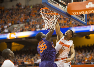 Syracuse and Clemson face off in the Carrier Dome. The Orange is looking for its first conference win in Mike Hopkins' last game as interim head coach.