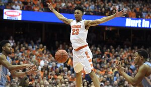 Malachi Richardson shot 6-of-15 from the field and notched 16 points in Syracuse's home loss to North Carolina on Saturday.