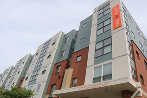 Tents were lined up in front of Park Point, a luxury apartment complex located on Comstock Avenue. Students waited for days to secure a spot in the apartment complex, even having their parents hold their place in line.