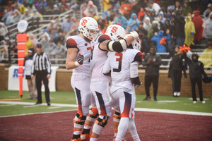 Syracuse fans were pleased after SU beat Boston College to reach .500 on the season.