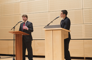 James Franco and Tyler Rossi clashed at the last Student Association debate hosted by The Daily Orange and Citrus TV.