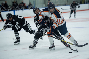 Kelli Rowswell scored the opening goal for SU, but it wasn't enough in the 3-2 loss.