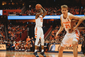 Frank Howard takes a shot against Georgetown