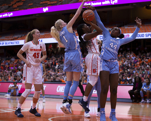 Syracuse shot poorly the entire game despite a 10-point lead at the half.