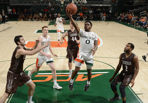 Chris Lykes is the player to watch as Miami's 5-foot-7 scoring point guard. 