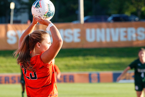 Kailey Brenner has learned a new position, outside back, since joining the Orange this season. She was recruited as a forward. 