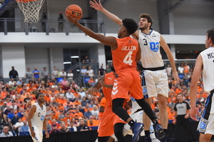 John Gillon and his Boeheim's Army teammates needed to test for COVID-19 twice before leaving for this year's TBT.