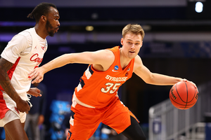 Buddy Boeheim managed 12 points on Saturday against Houston. He was monumental in No. 11 Syracuse's run to the Sweet 16. 