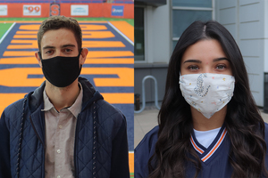 Cody Benbow (left) and Adrianne Morales are two Syracuse University students who write poetry.