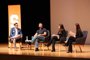 Julian Edelman came to Syracuse yesterday where he touched on his injury history, life after football and his ongoing fight against antisemitism