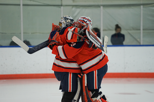 Allie Kelley recorded 84 saves in the two-game home stand against Merrimack, earning CHA Goaltender of the Week honors.