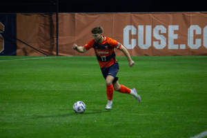 Syracuse midfielder Giona Leibold started his first game since Sept. 8, 2023, against No. 17 Virginia Tech. 