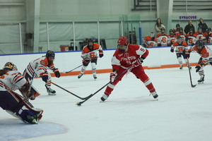 Syracuse allowed four goals in the final two periods against Boston University, leading to a 4-1 loss.