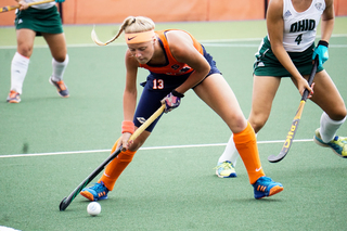 Hoffmann, a freshman, looks to move the ball and facilitate the offense. 