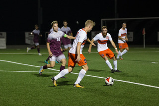 Jonathan Hagman took four shots, two of which were on goal Monday night.