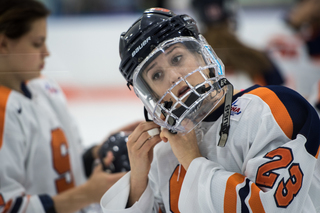 Megan Quinn finished the win with two shots, both coming in the first period.