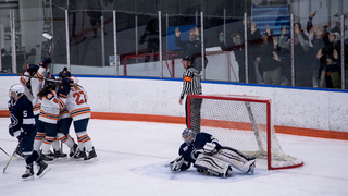 SU scored two goals in the first period against Penn State.