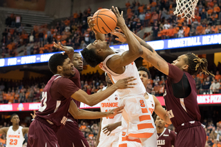 Brissett shot 75 percent from the charity stripe. 