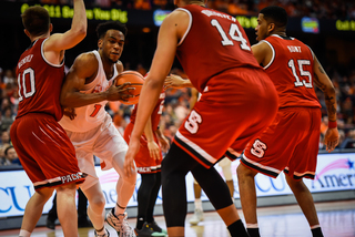 Freshman forward Oshae Brissett led SU with 25 points. 