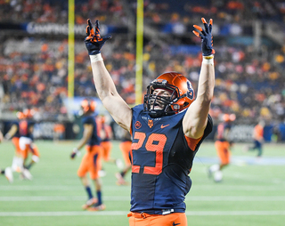 Syracuse headed to halftime only up 14-12. 