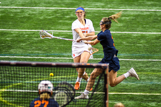 Emily Hawryschuck was a force as per usual, scoring 4 goals for SU.