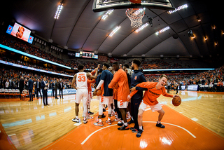 Right before the second half, Syracuse appeared to be right with a top five team. For the third time against a top-five team, Syracuse had a lead at the break. Then the lead vanished. 