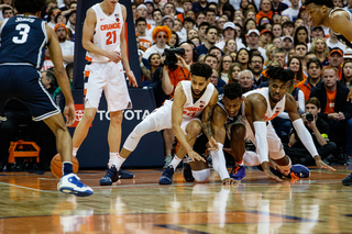 Entering the game late as a press spark, Howard Washington logged a steal over five minutes.