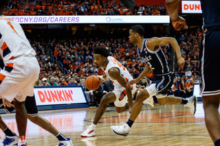 After shooting 8.33% from beyond the arc in the first half, Syracuse rattled in five of its 14 attempts in the second.